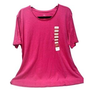 Solid Pink T-Shirt Size XXL Women's Tee Shirt Top - Brand New by Iyla